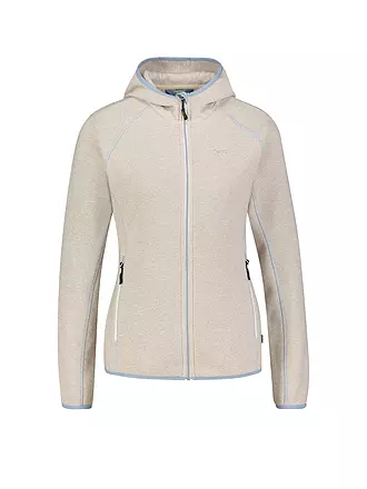 MERU | Veste polaire à capuche Horta pour femmes | beige